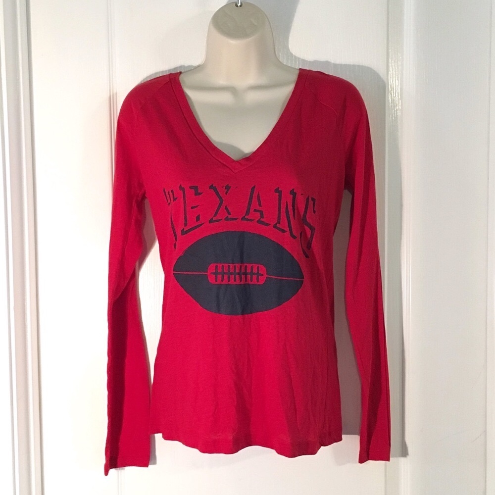 Victoria’s Secret Pink Texans Long Sleeve Tee